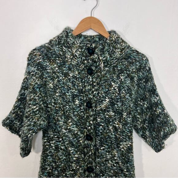 Anthropologie Tabitha Season Stroll Chunky Knit Sweater Coat Size Small - Picture 8 of 15